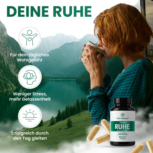 Pure Mastery® - Pure Ruhe Nährstoffkomplex mit mit pflanzliche Extrakte