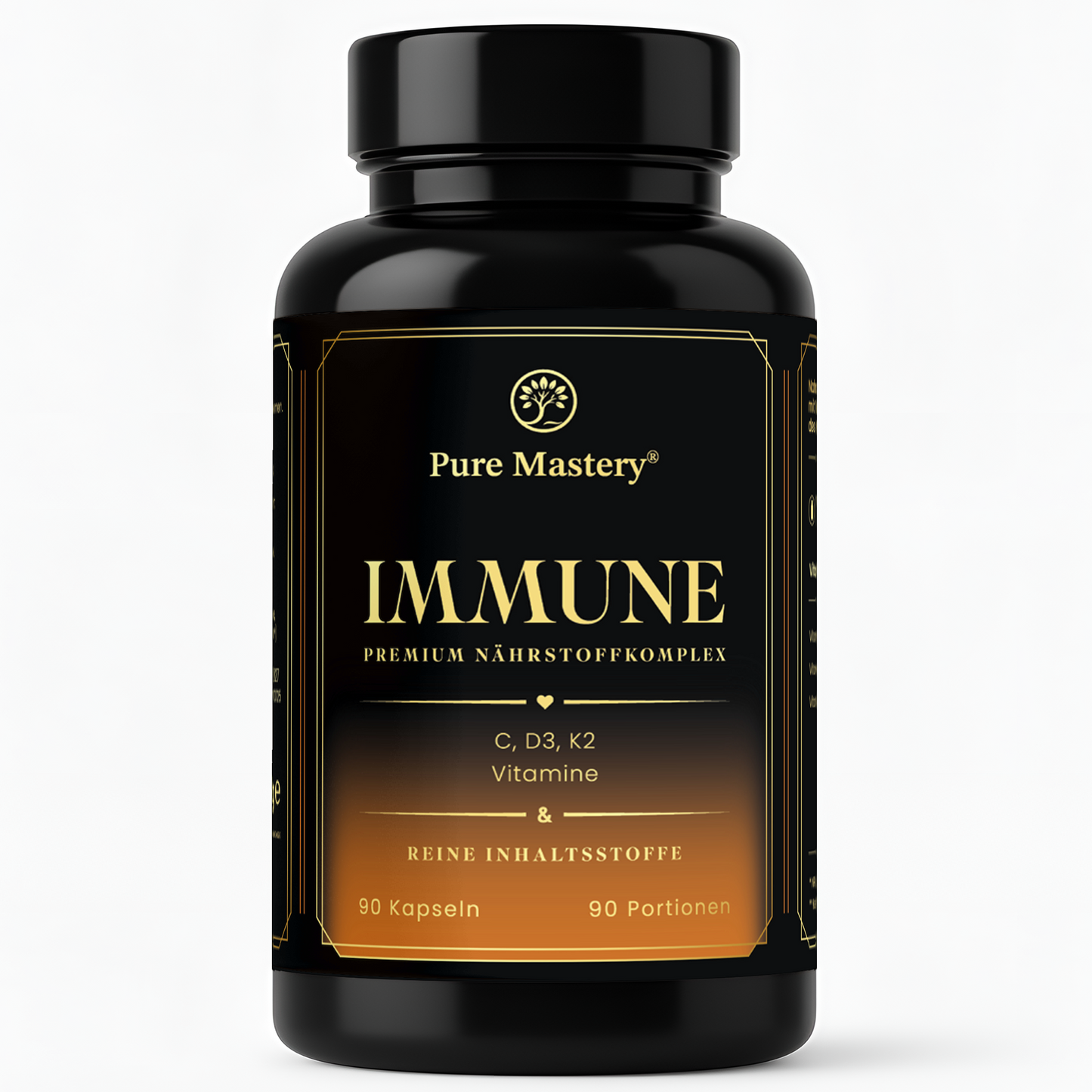 Pure Mastery® Pure IMMUNE Nährstoffkomplex mit Viamin C, D3 und K2 (K2VITAL®)