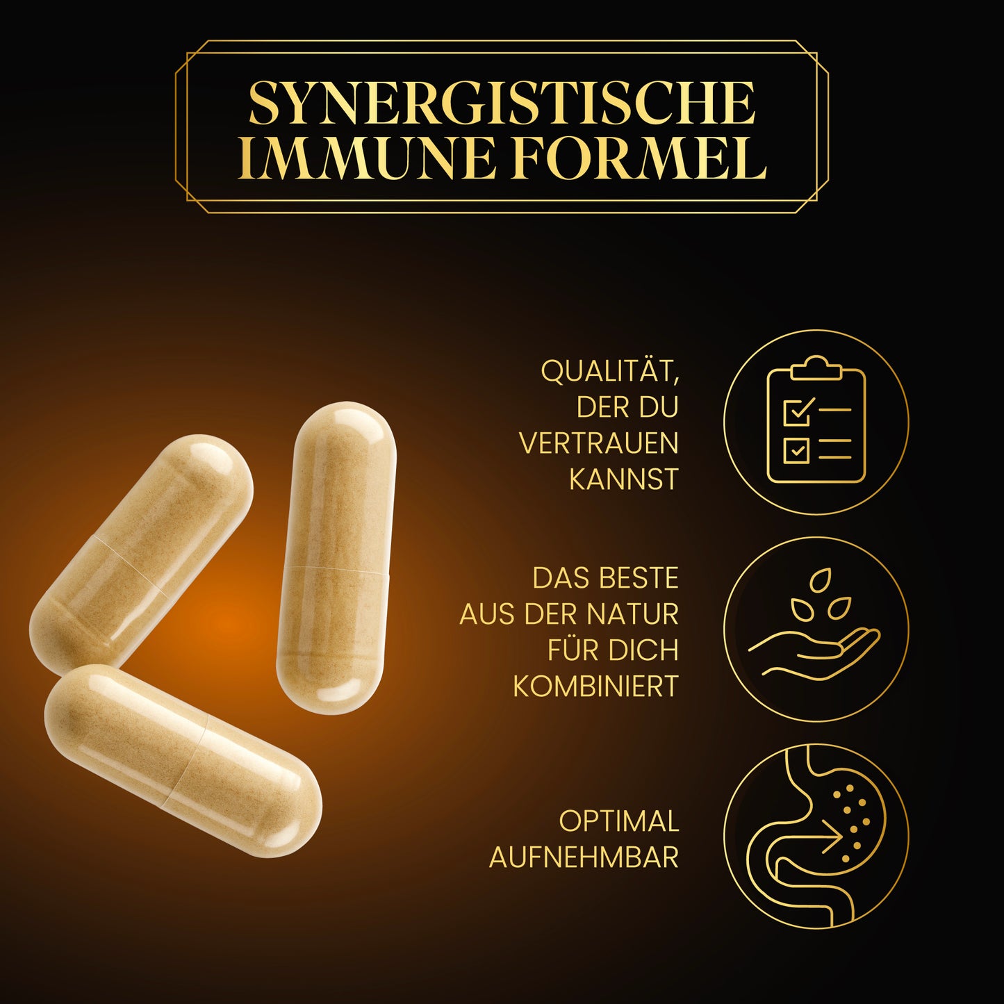Pure Mastery® Pure IMMUNE Nährstoffkomplex mit Viamin C, D3 und K2 (K2VITAL®)